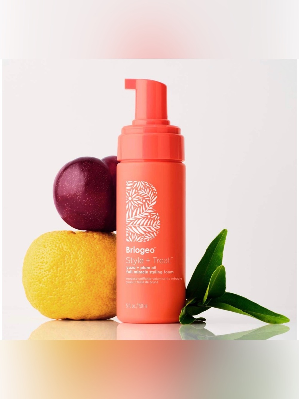 BRIOGEO - STYLE + TREAT - YUZU + PLUM OIL - FULL MIRACLE STYLING FOAM